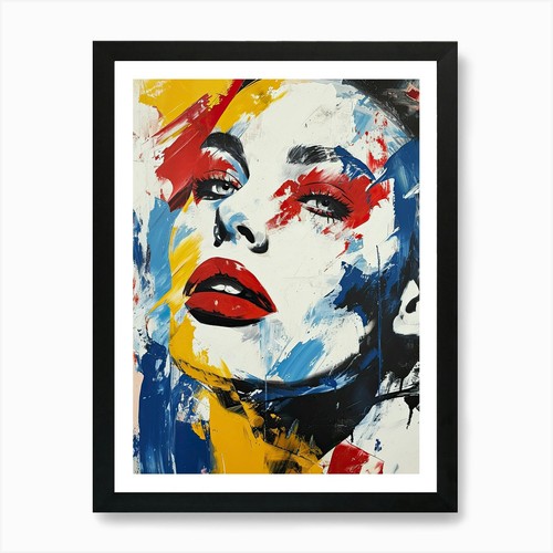 Retro riot pop art kunstdruck - pop,
