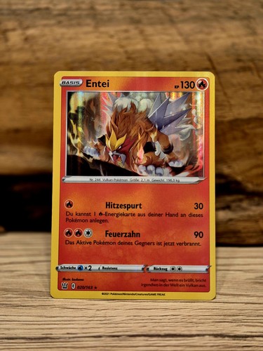 Pokemon entei 020 - entei, holo