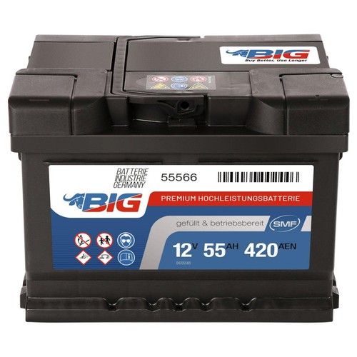 Autobatterie 55ah big - 55ah,