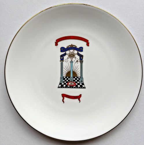 Freimaurer masonic plate - masonic,