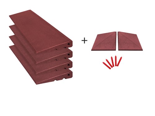 Bordsteinrampe set mit ecken - bordsteinrampe,
