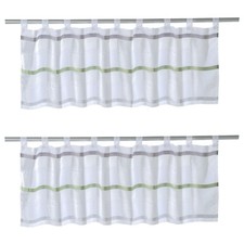 Kurzgardine 2er Set