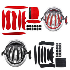 Helmpolster Schaumstoff Fahrradhelm Ersatz Pads Kinnpolster Kinder Motorrad Set 