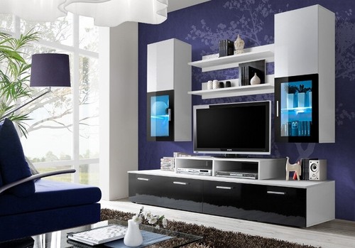 Wohnwand anbauwand wohnzimmer - anbauwand,