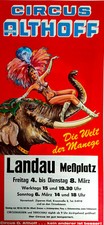Plakat Circus Althoff Landau