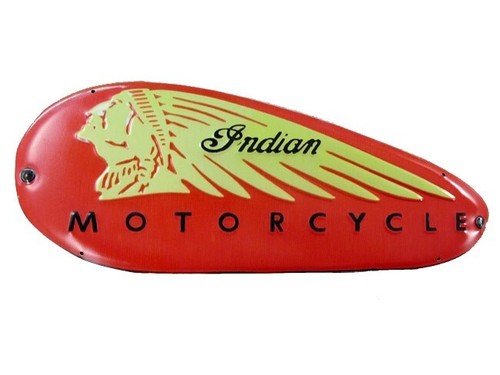 Blechschild indian motorcycle - blechschild,
