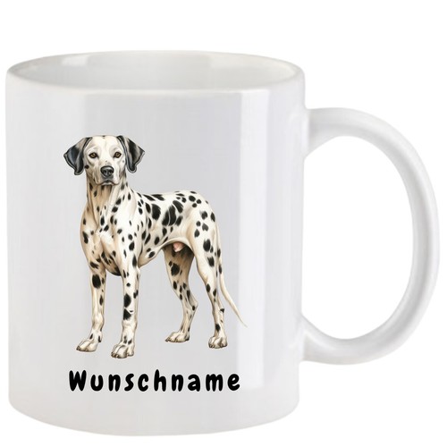Tasse mit dalmatiner aquarell - tasse,