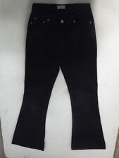 MultiBlu Mega Flare Jeans Hose Schlaghose Schwarz Unifarben W31 L34