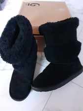 GOOCE Damen-WinterStiefel 37 MARA schwarz Boots Lammfell