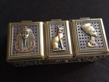 Schöne alte indische Messing Schmuck Schatulle 4