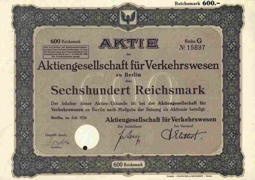 Für verkehrswesen 1926 - ag,