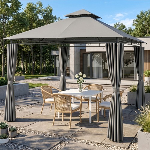 3x3m gartenpavillon stabiles - 3x3m,