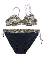 lidea Damen Bikini Set 42B Blumenmuster Mehrfarbig Feminin