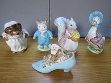 Beswick GOLD Beatrix potter x