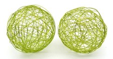 2 Stück Drahtbälle
