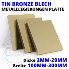 Tin Bronze Blech Platte