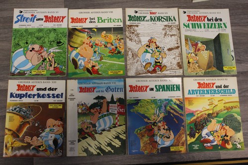 Asterix hardcover bände - 8,