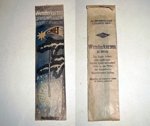Sehr alte wunderkerzen - alte,
