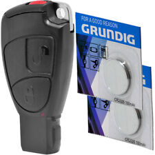 SET Auto Schlüssel Gehäuse 2 Tasten Funk Fernbedienung für Mercedes Benz