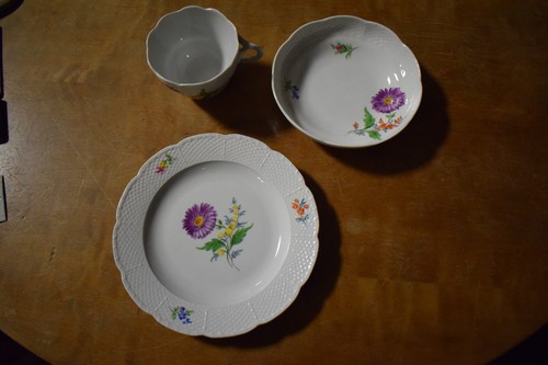 Meissen gedeck teilig bunte - meissen,,
