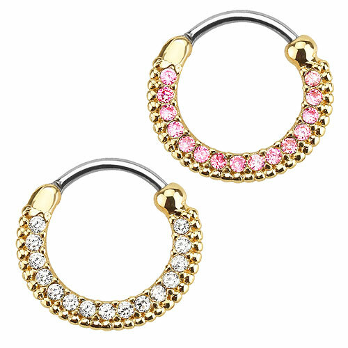Septum piercing clicker schild - piercing,