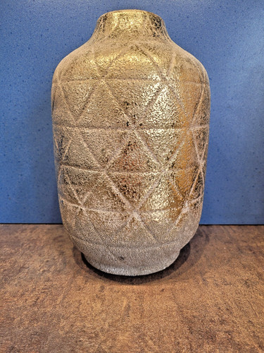 Vase keramik antik gold - , matt