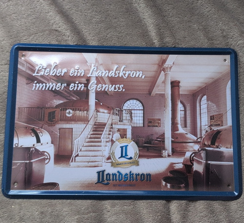 Landskron blechschild blech - blechschild,