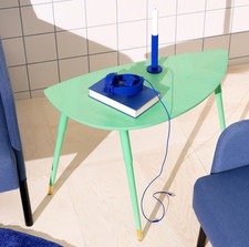 IKEA Nytillverkad Kollektion,Design Klassiker Tisch Blattform LÖVBACKEN,hellgrün