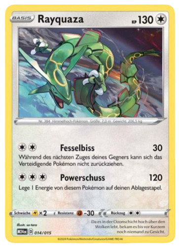 Pokemon rayquaza m24 - pokemon,