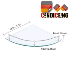 Eckregal satiniert 23cm x 23cm