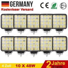 10 x 48W Led Arbeitsscheinwerfer Offroad Scheinwerfer 12V 24V Traktor LKW Bagger