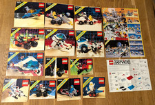 15x LEGO Space Bauanleitungen