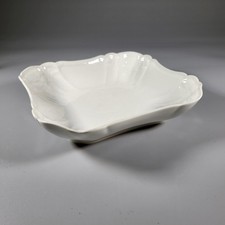 KPM Berlin: Dekor Rocaille * weiß * Schüssel / Schale * 21,5 x 21,5 cm * TOP *