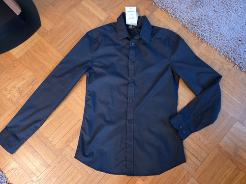 Herren langarm hemd - h&m,