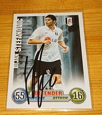 1/54   2007-08 Match Attax  Dejan Stefanovic  (FC Fulham) signiert 