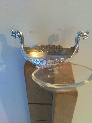 Vintage wikinger segelschiff - wikinger,