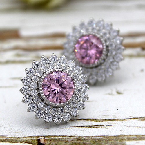 Pink swarovski oktober geburt - pink,