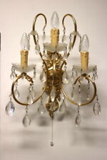 Wandleuchter Faustig Kristall Wandlampe 3-fammig