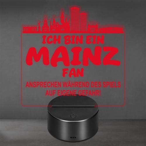Mainz fan fußball - fan, led