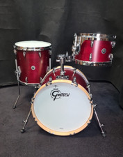 GRETSCH KESSELSATZ USA BROOKLYN Jazzset Satin Cherry 18 12 14 Drumset Schlagzeug