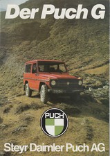 PROSPEKT BROCHURE PUCH G 1982 -deutsch-