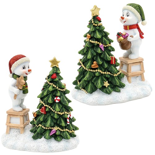 Paar lustige schneekinder - paar,