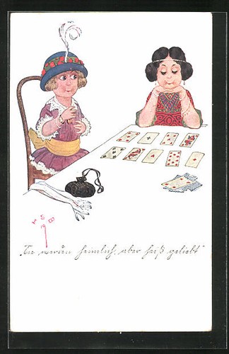 Künstler s b - künstler-ak, h.s.b