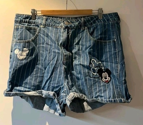 Jeanshotpants mit streifen und - jeanshotpants,