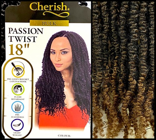 Cherish passion twist - passion, 18"