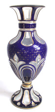 ANTIQUE MOSER BOHEMIAN COBALT