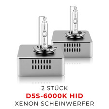 2 Stück D5S 6000K Xenon HID