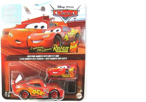 Lightning mcqueen with - with, rusteze