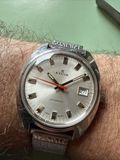 Edox Automatic Vintage Herrenuhr AS 2083 Revision 