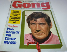 Gong 36/1974 TB Gene Barry,Ruth Leuwerik,Udo Jürgens,Helmut Lange,Mario Adorf